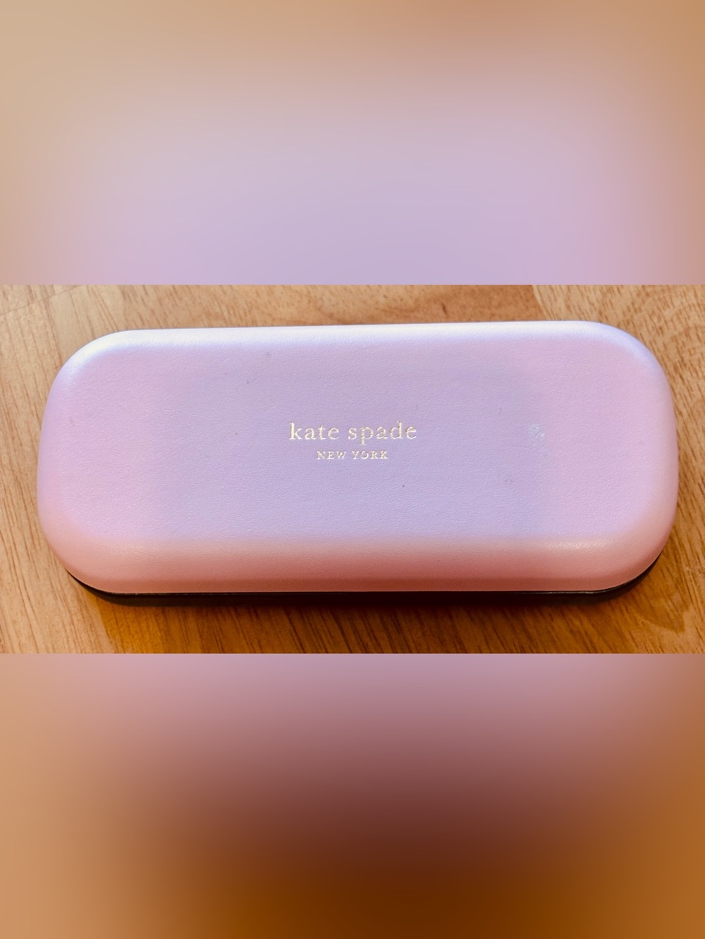 Kate Spade New York Pink and Black Eyeglasses  Case ~ Storage Case ~
